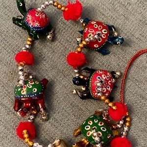 Lacquered Turtles Wall Door Hanging Garland Strand